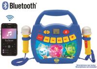 Opakowanie Głośnik Bluetooth Psi Patrol z dwoma mikrofonami, efektami świetlnymi oraz akumulatorem w zestawie MP320PAZ