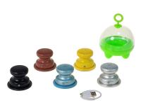 Głośnik metalowy 4,5x4,5cm z kablem USB. Wydawca: ADAR. SmakLiter.pl Opakowanie Głośnik metalowy 4,5x4,5cm z kablem USB