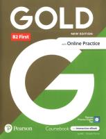 Gold B2 First with Online Practice Coursebook. Autor: Bell Jan, Thomas Amanda. SmakLiter.pl Okładka książki Gold B2 First with Online Practice Coursebook