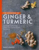 Goodness of Ginger & Turmeric. Autor: Jonzen Emily. SmakLiter.pl Okładka książki Goodness of Ginger & Turmeric