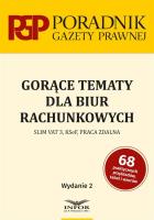 Gorące tematy dla biur rachunkowych w.2. Autor:   Praca zbiorowa. SmakLiter.pl Okładka książki Gorące tematy dla biur rachunkowych w.2