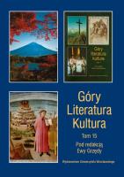 Góry Literatura Kultura. Autor: Grzęda Ewa. SmakLiter.pl Okładka książki Góry Literatura Kultura