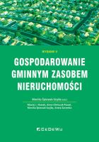 Okładka książki Gospodarowanie gminnym zasobem nieruchomości