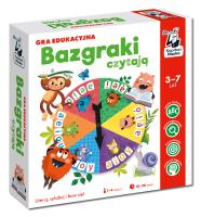 Gra Bazgraki czytają. Autor: Agnieszka Ulatowska, Urbaniak Katarzyna. SmakLiter.pl Okładka książki Gra Bazgraki czytają