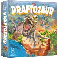 Gra Draftozaur. Autor: Bauza Antoine, Corentin Lebrat, Maublanc Ludovic. SmakLiter.pl Okładka książki Gra Draftozaur