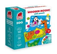 Gra edukacyjna Drewniana mozaika - zoo. Wydawca: Roter Kafer. SmakLiter.pl Opakowanie Gra edukacyjna Drewniana mozaika - zoo