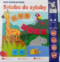 Gra edukacyjna. Sylaba do sylaby. Kapitan Nauka 4-8 LAT. Wydawca: Edgard. SmakLiter.pl Opakowanie Gra edukacyjna. Sylaba do sylaby. Kapitan Nauka 4-8 LAT