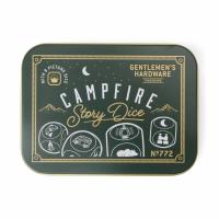 Gra kempingowa Campfire Story Dice w puszce. Wydawca: Gentlemen's Hardware. SmakLiter.pl Opakowanie Gra kempingowa Campfire Story Dice w puszce
