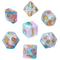 Opakowanie Gra komplet kości RPG akrylowe esencja magii