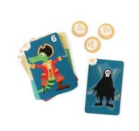 Gra logiczna 4w1 - Karty Wyprawa Pirata. Wydawca: Scratch. SmakLiter.pl Opakowanie Gra logiczna 4w1 - Karty Wyprawa Pirata