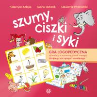 Gra logopedyczna utrwalająca wymowę głosek szeregu ciszącego, syczącego i szumiącego. Autor: Szłapa Katarzyna, Iwona Tomasik, Wrzesiński Sławomir. SmakLiter.pl Okładka książki Gra logopedyczna utrwalająca wymowę głosek szeregu ciszącego, syczącego i szumiącego
