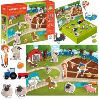 Gra magnetyczna farma. Wydawca: Dodo. SmakLiter.pl Opakowanie Gra magnetyczna farma