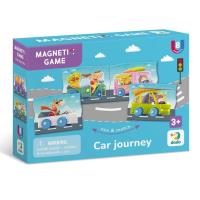 Gra magnetyczna Przygoda w pojazdach. Wydawca: Dodo. SmakLiter.pl Opakowanie Gra magnetyczna Przygoda w pojazdach
