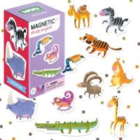 Gra magnetyczna zwierzęta. Wydawca: Dodo. SmakLiter.pl Opakowanie Gra magnetyczna zwierzęta