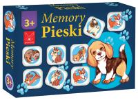 Gra Memory Pieski. Wydawca: Kangur. SmakLiter.pl Opakowanie Gra Memory Pieski