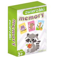 Gra Memory Zwierzaki. Wydawca: Kangur. SmakLiter.pl Opakowanie Gra Memory Zwierzaki