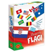 GRA MEMOSY -FLAGI. Wydawca: ALEXANDER GRY. SmakLiter.pl Opakowanie GRA MEMOSY -FLAGI