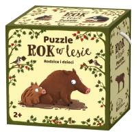 Gra Rok w lesie Rodzice i dzieci.. Autor: Dziubak Emilia. SmakLiter.pl Okładka książki Gra Rok w lesie Rodzice i dzieci.