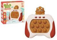 Gra sensoryczna triceratops brązowa. Wydawca: Leantoys. SmakLiter.pl Opakowanie Gra sensoryczna triceratops brązowa