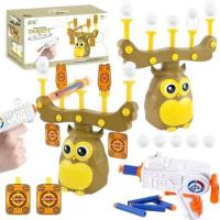 Opakowanie Gra strzelecka sowa pistolet piłeczki karty celu