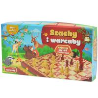 Gra Szachy i warcaby bajka. Wydawca: Rafał Magiera. SmakLiter.pl Opakowanie Gra Szachy i warcaby bajka