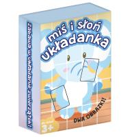 Opakowanie Gra Układanka Słoń i Miś