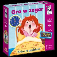 Gra w zegar Która to godzina? Kapitan Nauka. Wydawca: Edgard PAP. SmakLiter.pl Opakowanie Gra w zegar Która to godzina? Kapitan Nauka