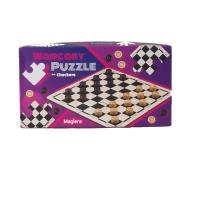 Gra Warcaby puzzle. Wydawca: Rafał Magiera. SmakLiter.pl Opakowanie Gra Warcaby puzzle