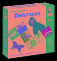 Gram i układam. Zwierzęta. Autor: Opracowanie zbiorowe. SmakLiter.pl Okładka książki Gram i układam. Zwierzęta