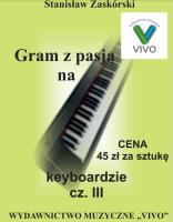 Okładka książki Gram z pasją na keyboardzie cz.3