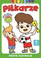 Okładka książki Gruba kreska. Piłkarze