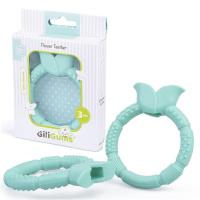 Gryzak sensoryczny Kwiatek miętowy. Wydawca: Giligums. SmakLiter.pl Opakowanie Gryzak sensoryczny Kwiatek miętowy