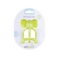 Gryzak uspokajający Słoń limonka. Wydawca: Giligums. SmakLiter.pl Opakowanie Gryzak uspokajający Słoń limonka