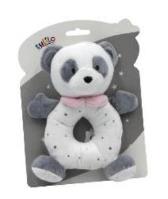 Opakowanie Grzechotka panda różowa 18cm