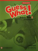 Okładka książki Guess What! British English Level 3 Activity Book with Digital Pack Updated