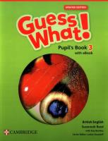 Guess What! British English Level 3 Pupil's Book with eBook Updated. Autor: Reed Susannah, Bentley Kay. SmakLiter.pl Okładka książki Guess What! British English Level 3 Pupil's Book with eBook Updated