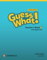 Guess What! British English Level 6 Teacher's Book with Digital Pack Updated. Autor: Frino Lucy. SmakLiter.pl Okładka książki Guess What! British English Level 6 Teacher's Book with Digital Pack Updated
