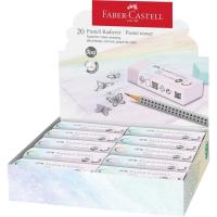 Opakowanie Gumka dust-free Eco pastel (20szt) FABER CASTELL