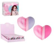 Gumka z temperówką w kształcie serca BDGirls MIX. Wydawca: MP Main Paper. SmakLiter.pl Opakowanie Gumka z temperówką w kształcie serca BDGirls MIX