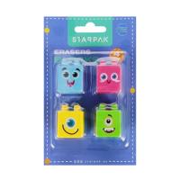 Opakowanie Gumki do mazania Blocks 4 szt.