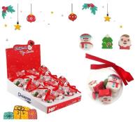 Opakowanie Gumki do ścierania 6szt z bombką