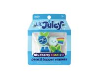 Opakowanie Gumki na ołówek pachnące owocami Jagoda 4szt