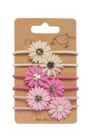 Opakowanie Gumki z kwiatkami 6szt