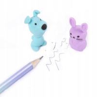 Opakowanie Gumki Zwierzaki D (36szt) KIDEA