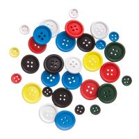 Guziki drewniane brights mix 30 szt.. Wydawca: DP CRAFT. SmakLiter.pl Opakowanie Guziki drewniane brights mix 30 szt.