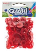 Opakowanie Guziki kreatywne czerwone 40g