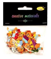 Guziki ozdobne Misie 30mm 15szt. Wydawca: Galeria Hobby. SmakLiter.pl Opakowanie Guziki ozdobne Misie 30mm 15szt