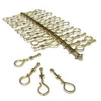 Opakowanie Haczyki plastikowe do ozdób złote 30szt