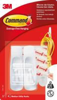 Opakowanie Haczyki wielokrotnego użytku Command średnie białe 2szt.