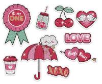 Haft diamentowy - naklejki xoxo. Wydawca: Dalprint. SmakLiter.pl Opakowanie Haft diamentowy - naklejki xoxo